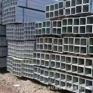 国标空心白方钢4X6 6*8热镀锌方矩管q235厚壁镀锌方管